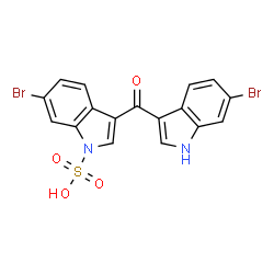 ChemSpider 2D Image | echinosulfone A | C17H10Br2N2O4S