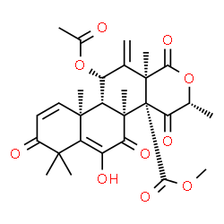 ChemSpider 2D Image | aspermeroterpene B | C28H32O10