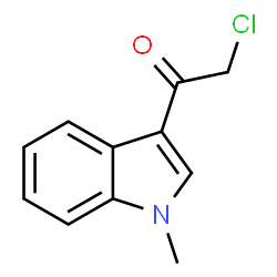 ChemSpider 2D Image | 2-Chloro-1-(1-methyl-1H-indol-3-yl)ethanone | C11H10ClNO