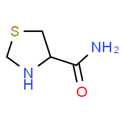 ChemSpider 2D Image | 1,3-Thiazolidine-4-carboxamide | C4H8N2OS