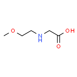 ChemSpider 2D Image | N-(2-Methoxyethyl)glycine | C5H11NO3