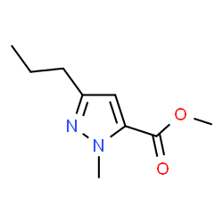 ChemSpider 2D Image | Methyl 1-methyl-3-propyl-1H-pyrazole-5-carboxylate | C9H14N2O2