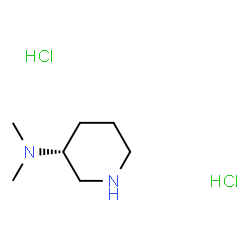 ChemSpider 2D Image | (3R)-N,N-Dimethyl-3-piperidinamine dihydrochloride | C7H18Cl2N2