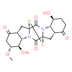 ChemSpider 2D Image | 7’-demethoxyrostratin C | C19H22N2O7S2