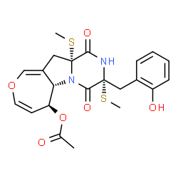 ChemSpider 2D Image | emestrin L | C22H24N2O6S2
