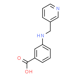 ChemSpider 2D Image | 3-[(3-Pyridinylmethyl)amino]benzoic acid | C13H12N2O2