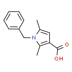 ChemSpider 2D Image | 1-Benzyl-2,5-dimethyl-1H-pyrrole-3-carboxylic acid | C14H15NO2