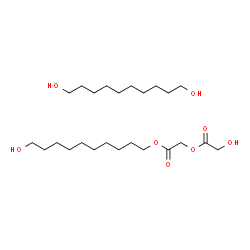 ChemSpider 2D Image | 10-Hydroxydecyl (glycoloyloxy)acetate - 1,10-decanediol (1:1) | C24H48O8