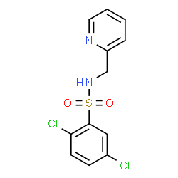 ChemSpider 2D Image | 2,5-Dichloro-N-(2-pyridinylmethyl)benzenesulfonamide | C12H10Cl2N2O2S
