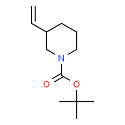 ChemSpider 2D Image | 1-Boc-3-Vinyl-piperidine | C12H21NO2