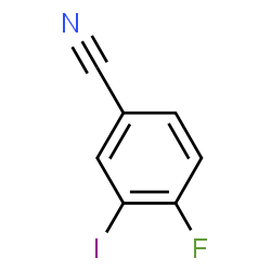 ChemSpider 2D Image | 4-Fluoro-3-iodobenzonitrile | C7H3FIN