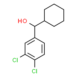 ChemSpider 2D Image | Cyclohexyl(3,4-dichlorophenyl)methanol | C13H16Cl2O