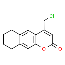 ChemSpider 2D Image | 4-(Chloromethyl)-6,7,8,9-tetrahydro-2H-benzo[g]chromen-2-one | C14H13ClO2