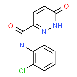 ChemSpider 2D Image | N-(2-Chlorophenyl)-6-oxo-1,6-dihydro-3-pyridazinecarboxamide | C11H8ClN3O2