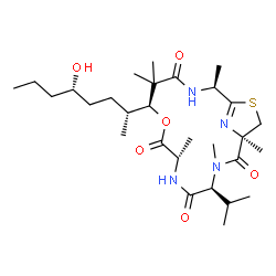 ChemSpider 2D Image | halipeptin C | C29H50N4O6S