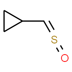 ChemSpider 2D Image | sulfinylmethylcyclopropane | C4H6OS