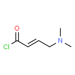 ChemSpider 2D Image | (E)-4-(dimethylamino)but-2-enoyl chloride | C6H10ClNO