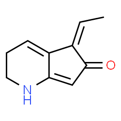 ChemSpider 2D Image | (5Z)-5-ethylidene-2,3-dihydro-1H-cyclopenta[b]pyridin-6-one | C10H11NO