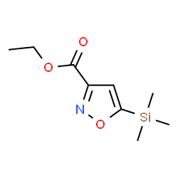 ChemSpider 2D Image | ethyl 5-(trimethylsilyl)isoxazole-3-carboxylate | C9H15NO3Si