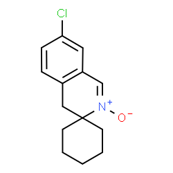 ChemSpider 2D Image | 7'-Chloro-4'H-spiro[cyclohexane-1,3'-isoquinoline] 2'-oxide | C14H16ClNO