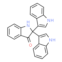 ChemSpider 2D Image | 1H,1''H-3,2':2',3''-Terindol-3'(1'H)-one | C24H17N3O