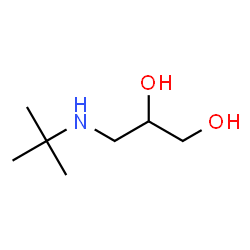 ChemSpider 2D Image | 3-tert-butylamino-1,2-propanediol | C7H17NO2