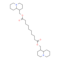 ChemSpider 2D Image | Bis(octahydro-2H-quinolizin-1-ylmethyl) sebacate | C30H52N2O4