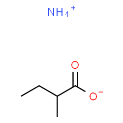 ChemSpider 2D Image | Ammonium 2-methylbutanoate | C5H13NO2