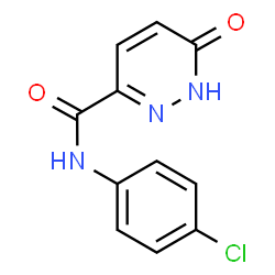 ChemSpider 2D Image | N-(4-chlorophenyl)-6-oxo-1H-pyridazine-3-carboxamide | C11H8ClN3O2