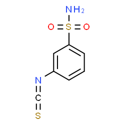 ChemSpider 2D Image | 3-Isothiocyanatobenzenesulfonamide | C7H6N2O2S2