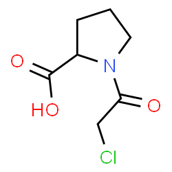 ChemSpider 2D Image | 1-(Chloroacetyl)proline | C7H10ClNO3