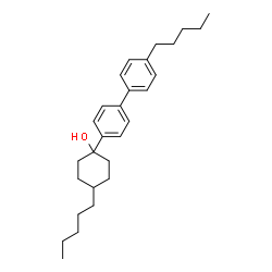ChemSpider 2D Image | 4-Pentyl-1-(4'-pentyl-4-biphenylyl)cyclohexanol | C28H40O
