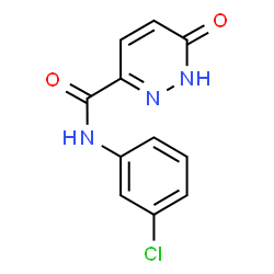 ChemSpider 2D Image | N-(3-Chlorophenyl)-6-hydroxy-3-pyridazinecarboxamide | C11H8ClN3O2
