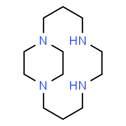 ChemSpider 2D Image | 1,5,8,12-Tetraazabicyclo[10.2.2]hexadecane | C12H26N4