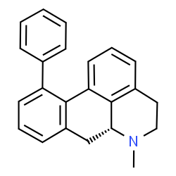 ChemSpider 2D Image | (6aR)-6-Methyl-11-phenyl-5,6,6a,7-tetrahydro-4H-dibenzo[de,g]quinoline | C23H21N