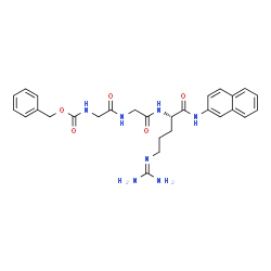 ChemSpider 2D Image | N-carbobenzyloxy-glycylglycyl-L-arginine 2-naphthylamide | C28H33N7O5
