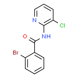 ChemSpider 2D Image | 2-Bromo-N-(3-chloro-2-pyridinyl)benzamide | C12H8BrClN2O