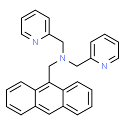 ChemSpider 2D Image | 1-(9-Anthryl)-N,N-bis(2-pyridinylmethyl)methanamine | C27H23N3