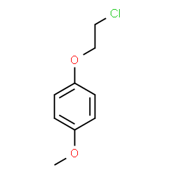 ChemSpider 2D Image | 1-(2-Chloroethoxy)-4-methoxybenzene | C9H11ClO2