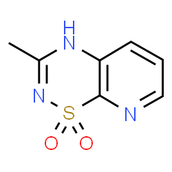 ChemSpider 2D Image | 3-Methyl-4H-pyrido[3,2-e][1,2,4]thiadiazine 1,1-dioxide | C7H7N3O2S