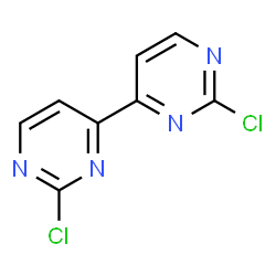 ChemSpider 2D Image | 2,2'-Dichloro-4,4'-bipyrimidine | C8H4Cl2N4