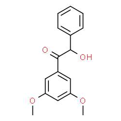 ChemSpider 2D Image | 1-(3,5-Dimethoxyphenyl)-2-hydroxy-2-phenylethanone | C16H16O4
