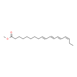 ChemSpider 2D Image | Methyl (9E,11E,13E,15Z)-9,11,13,15-octadecatetraenoate | C19H30O2