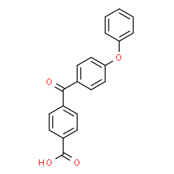ChemSpider 2D Image | 4-(4-Phenoxybenzoyl)benzoic acid | C20H14O4