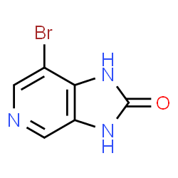 ChemSpider 2D Image | 7-Bromo-1,3-dihydro-2H-imidazo[4,5-c]pyridin-2-one | C6H4BrN3O
