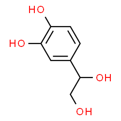 ChemSpider 2D Image | 3,4-Dihydroxyphenylglycol | C8H10O4
