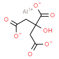 ChemSpider 2D Image | Aluminum citrate | C6H5AlO7