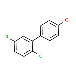 ChemSpider 2D Image | 2,5-dichloro-4'-biphenylol | C12H8Cl2O