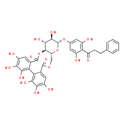 ChemSpider 2D Image | thonningianin B | C35H30O17