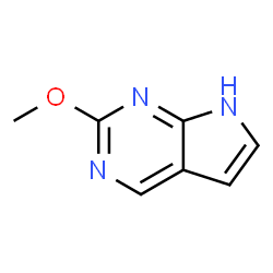 ChemSpider 2D Image | 2-methoxy-7H-pyrrolo[2,3-d]pyrimidine | C7H7N3O